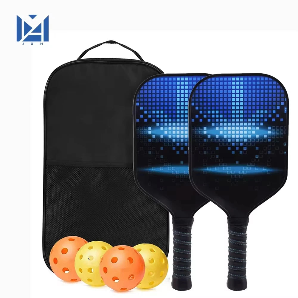 Pickleball Paddles Set-Graphite Carbon Fiber Usapa Approved Lightweight Racquets Set Indoor and Outdoor Exercise For All Ages