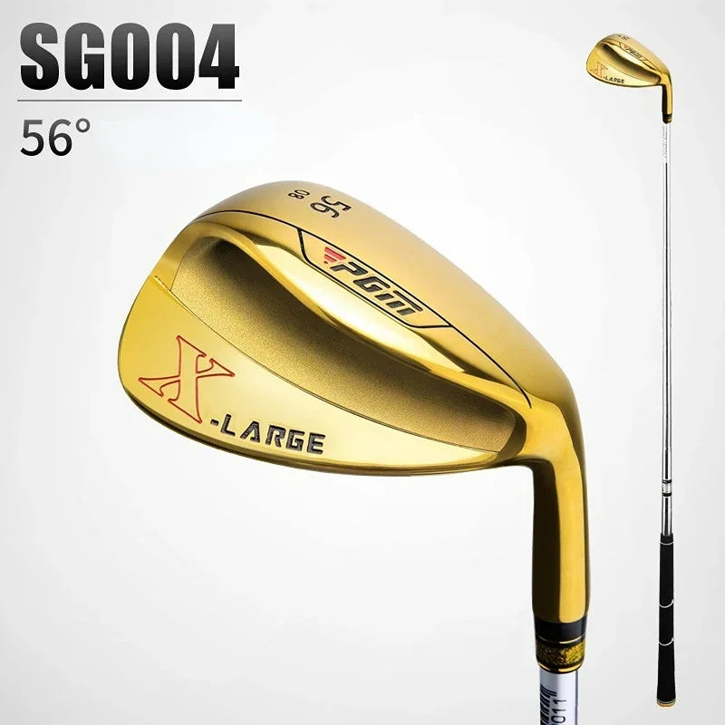 PGM Golf Wedges 56° 60° Degrees Increase Size Version Steel Golf Clubs Men's and Women's Unisex Sand Widened Bottom Wedges SG004
