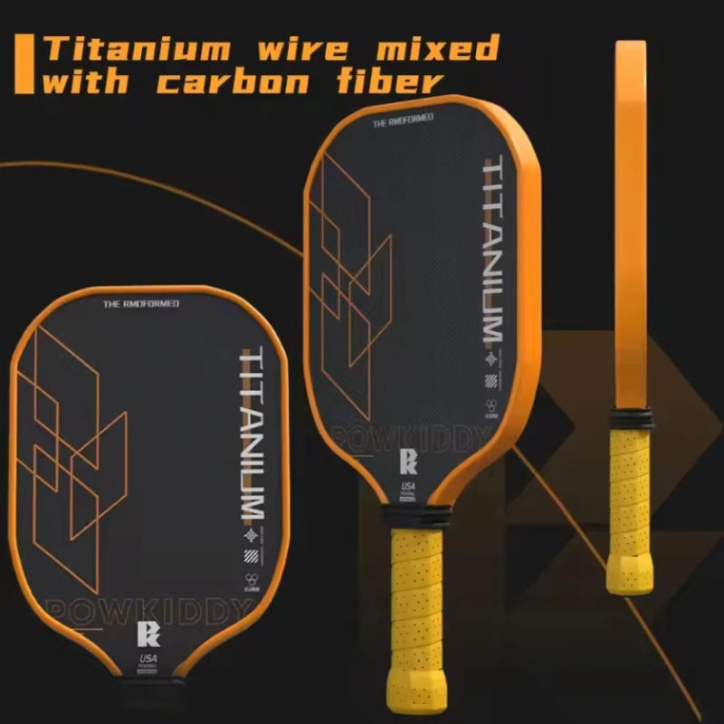 new Titanium Wire Carbon Fiber Pickleball Paddle — Lightweight & High-Strength Design, Precise Control