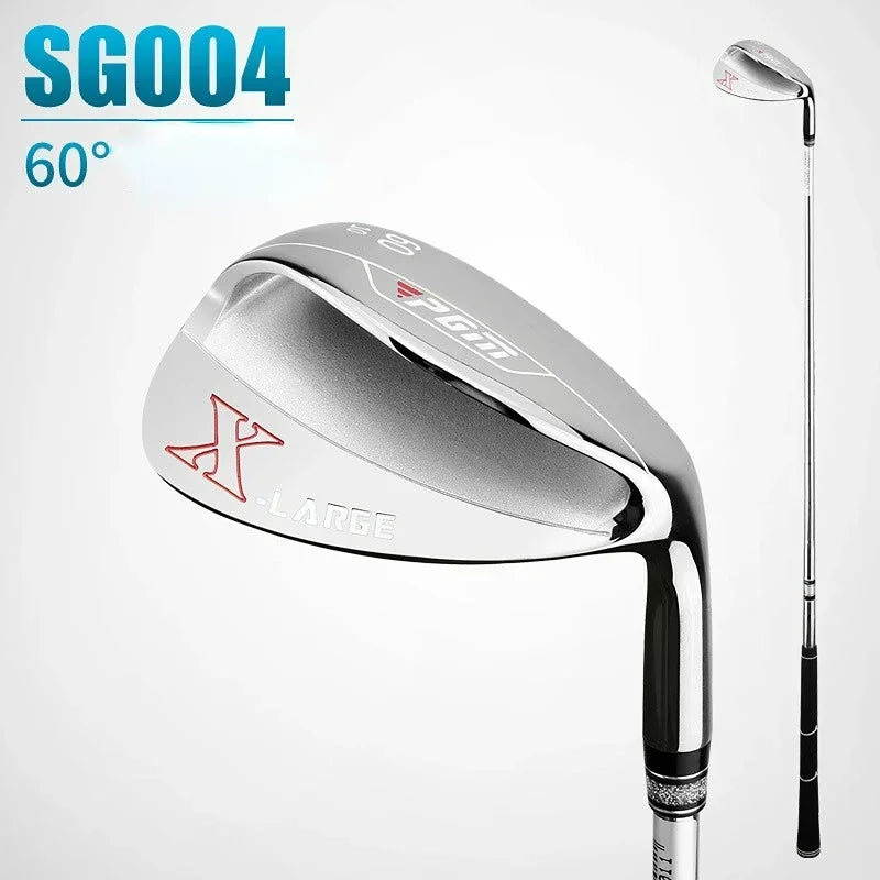 PGM Golf Wedges 56° 60° Degrees Increase Size Version Steel Golf Clubs Men's and Women's Unisex Sand Widened Bottom Wedges SG004