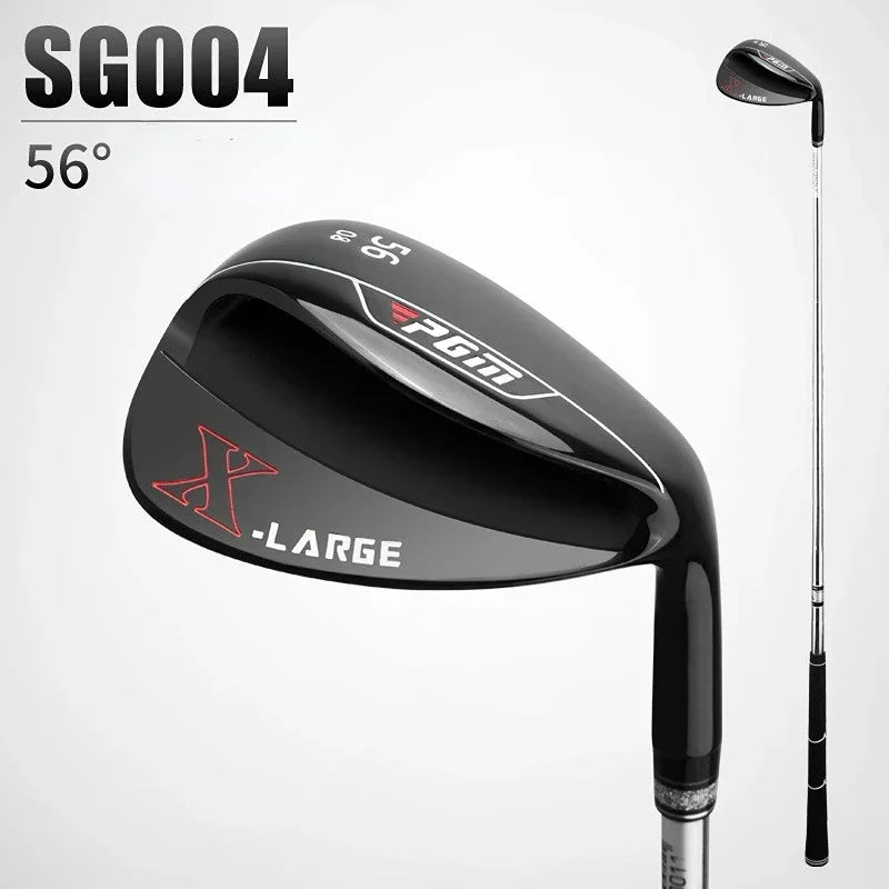 PGM Golf Wedges 56° 60° Degrees Increase Size Version Steel Golf Clubs Men's and Women's Unisex Sand Widened Bottom Wedges SG004