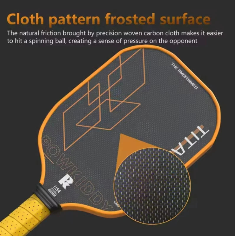 new Titanium Wire Carbon Fiber Pickleball Paddle — Lightweight & High-Strength Design, Precise Control