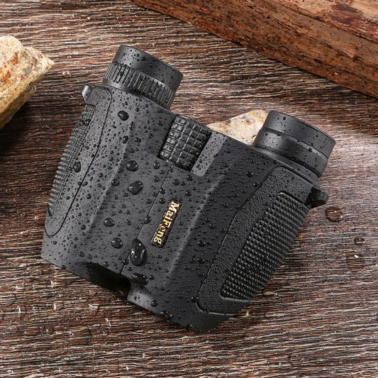 High Power Telescope Maifeng 10x25 ED Binoculars Wide Vision Folding Compact Bak4 Optical Lens Outdoor Tourism Camping Hunting