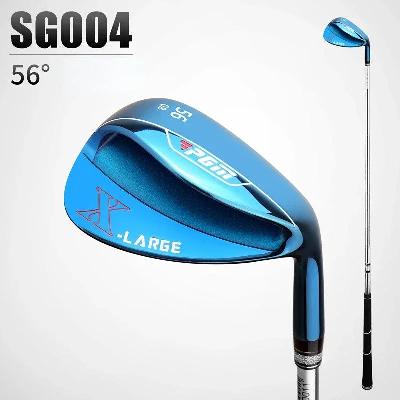 PGM Golf Wedges 56° 60° Degrees Increase Size Version Steel Golf Clubs Men's and Women's Unisex Sand Widened Bottom Wedges SG004